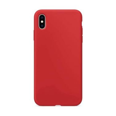 iPhone XS Compatible Case Cover With Liquid Silicone - Red